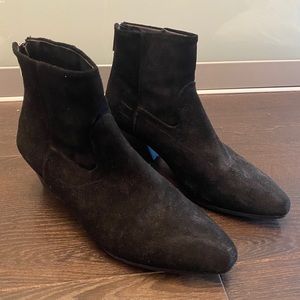 Black Suede Ankle Boots